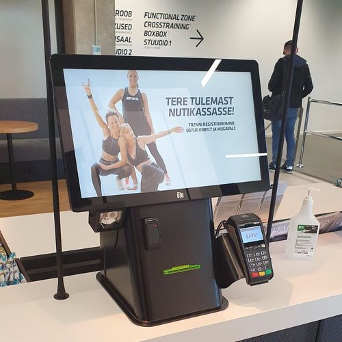Zahlautomat für Restaurants - ML 520 - ML Infokiosks - für Flughafen / bodenstehend / Aufsatz