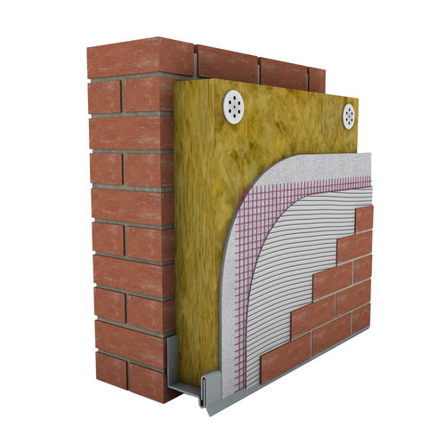 Betonriemchen - WEBERWALL EXTERNAL SYSTEM - Weber - für Fassaden / für Renovierung / glatt