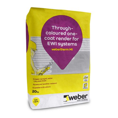 Isolierender Putz - WEBERTHERM M1 - Weber - für Außenbereich / für Wand / mineralisch