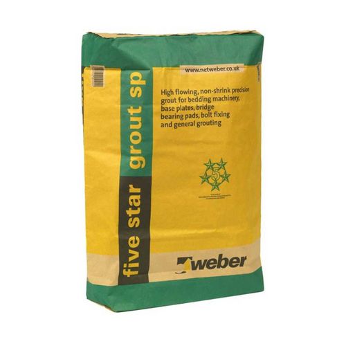Vergussmörtel - WEBERCEM FIVE STAR GROUT SP - Weber - Spachtel / für Beton / für Zement
