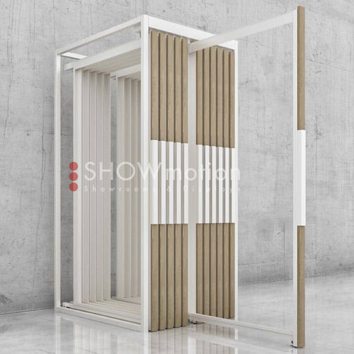 Fliesenständer für Proben - FUTURA DELUXE - steor srl - freistehend / Blech / Holz