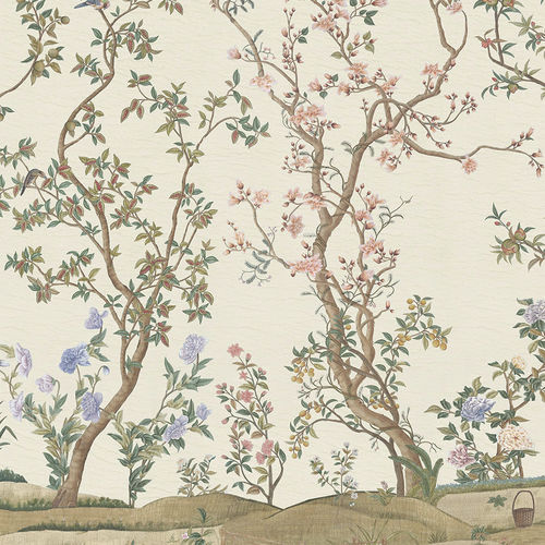 Moderne Tapete - IMPERIAL GARDEN - Iksel Decorative Arts - Vinyl / Glasfaser / Naturmotiv