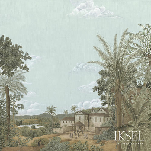 Moderne Tapete - SC118 Brazil - Iksel Decorative Arts - Glasfaser / Vinyl / Naturmotiv