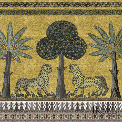Moderne Tapete - SC149 Palermo Landscape Original - Iksel Decorative Arts - Naturmotiv / Blumenmotiv / geometrisches Muster