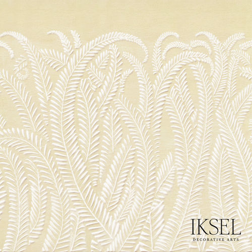 Moderne Tapete - SC143 Art Deco Fern - Iksel Decorative Arts - Vinyl / Naturmotiv / Blumenmotiv