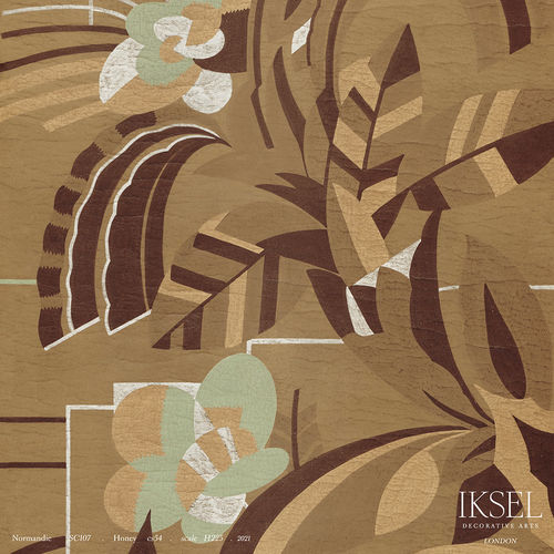 Moderne Tapete - SC107 Normandie - Iksel Decorative Arts - Vinyl / Naturmotiv / Blumenmotiv
