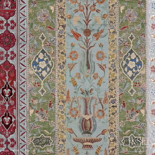 Moderne Tapete - SC144 Rumi Pop - Iksel Decorative Arts - Panorama / geometrisches Muster / Streifenmuster