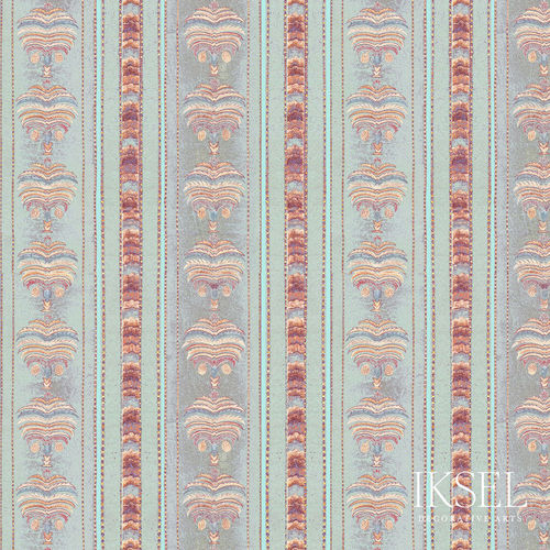 Klassische Tapete - RW313 Hindustan Stripe - Iksel Decorative Arts - Glasfaser / Vinyl / PVC