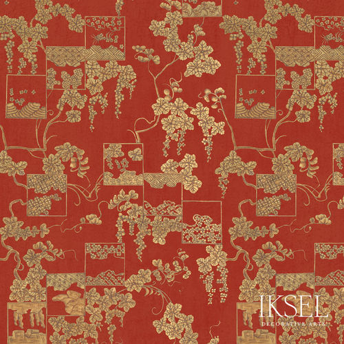 Tapete / Art Deco-Stil - RW603 Japanese Hokkaido - Iksel Decorative Arts - Vlies / Glasfaser / Vinyl