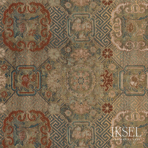 Stil-Tapete - RW930 Japanese Medallions - Iksel Decorative Arts - Vlies / Glasfaser / Vinyl