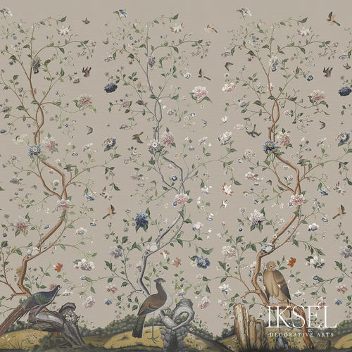Moderne Tapete - SC132 Costermans Garden Chai - Iksel Decorative Arts - Glasfaser / Vinyl / Naturmotiv