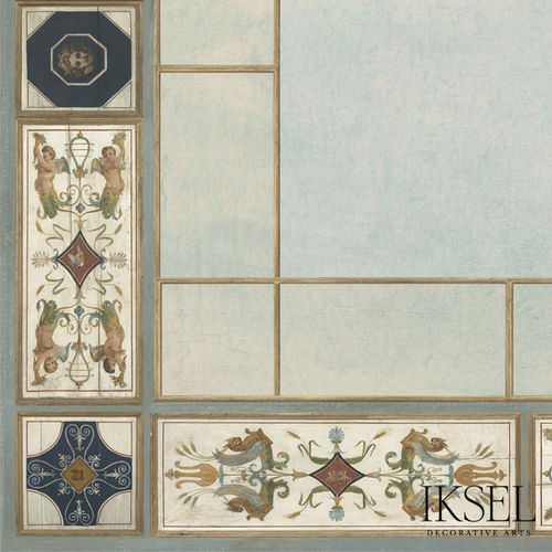 Moderne Tapete - CE126 Directoire Ceiling I - Iksel Decorative Arts - Glasfaser / Vinyl / Naturmotiv