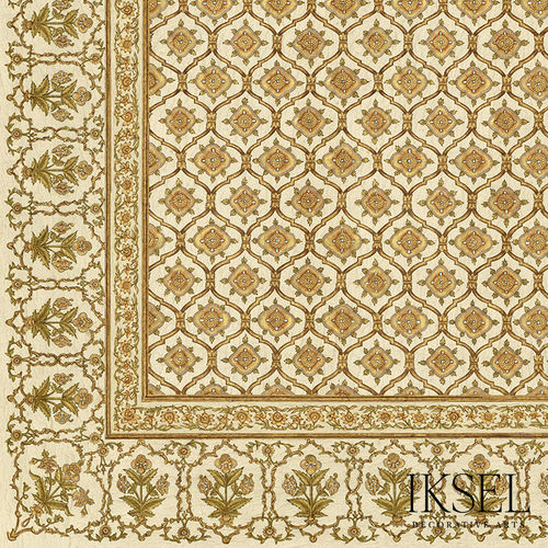 Moderne Tapete - CE209 Mogul Ceiling - Iksel Decorative Arts - Glasfaser / Vinyl / Blumenmotiv