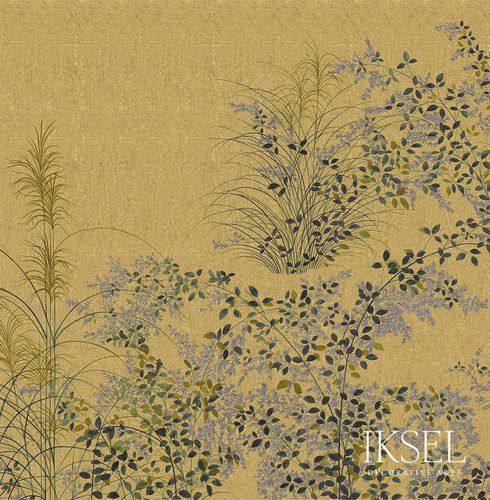 Moderne Tapete - SC157 Japanese Meadow - Iksel Decorative Arts - Vinyl / Glasfaser / Naturmotiv