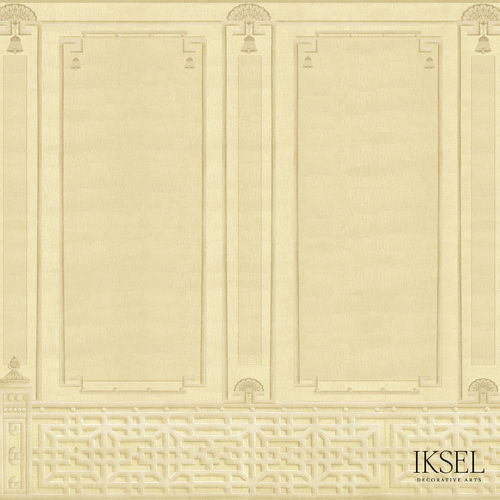 Moderne Tapete - AR656 Regency Chinoiserie - Iksel Decorative Arts - Vinyl / Glasfaser / geometrisches Muster