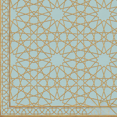 Moderne Tapete - MAMLUK GEOMETRIC CEILING - Iksel Decorative Arts - Glasfaser / Vinyl / geometrisches Muster
