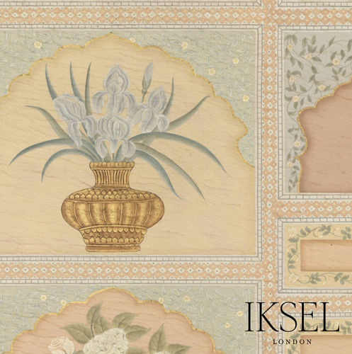 Moderne Tapete - SC138 Ottoman Screen - Iksel Decorative Arts - Vinyl / Glasfaser / Naturmotiv