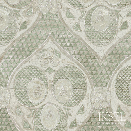 Moderne Tapete - RW210 Ottoman Crescents - Iksel Decorative Arts - Vinyl / Glasfaser / Naturmotiv