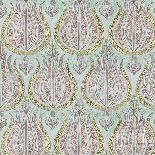 Moderne Tapete - RW211 Plump Tulips - Iksel Decorative Arts - Vinyl / Glasfaser / Naturmotiv