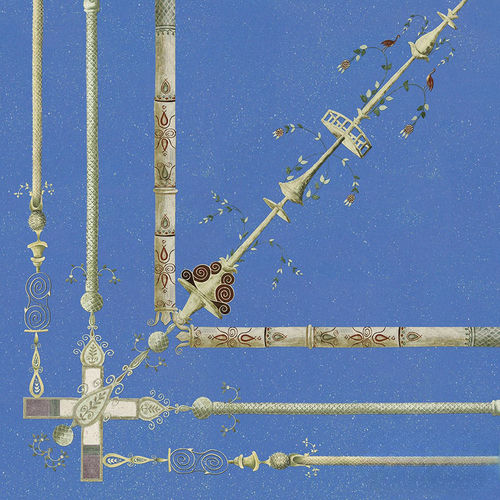 Moderne Tapete - CE142 LIVIA'S GARDEN CEILING - Iksel Decorative Arts - Vinyl / Glasfaser / Naturmotiv
