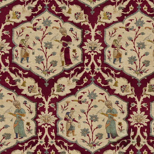 Moderne Tapete - RW932 SAFAVID MEDALLIONS - Iksel Decorative Arts - Vinyl / Glasfaser / Naturmotiv