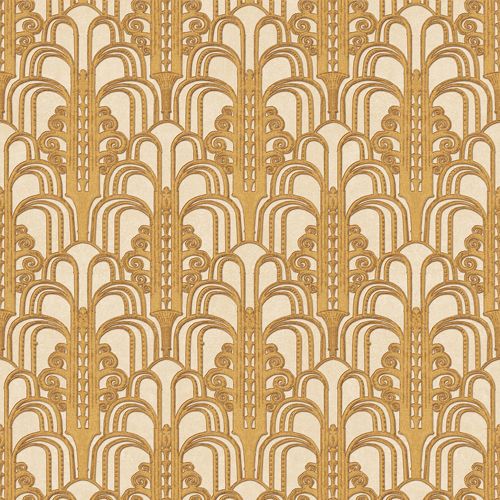 Moderne Tapete - DECO SPRINGS RW442 - Iksel Decorative Arts - Glasfaser / Vinyl / Art-Déco-Muster