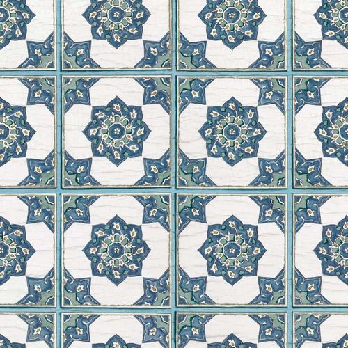 Moderne Tapete - IZNIK MIHRIMAH RW117 - Iksel Decorative Arts - Glasfaser / Vinyl / geometrisches Muster