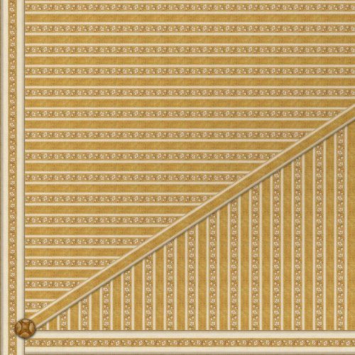Moderne Tapete - SAFAVID GOLDEN STRIPE CEILING CE928 - Iksel Decorative Arts - Vinyl / Streifenmuster / gelb
