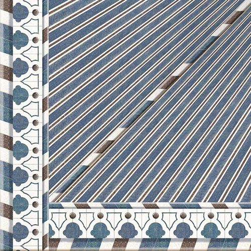 Moderne Tapete - KUBILAI'S TENT DEEP X-CEILING CE112 - Iksel Decorative Arts - Vinyl / Streifenmuster / mit geometrischen Motiven