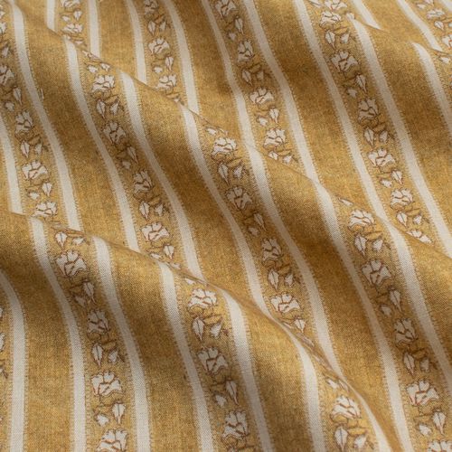 Möbelstoff - SAFAVID GOLDEN STRIPE RF928 - Iksel Decorative Arts - für Vorhänge / Wand / Blumenmotiv