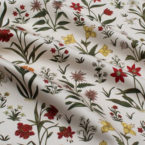 Möbelstoff - MOGUL FLOWERS C. RF315B - Iksel Decorative Arts - für Vorhänge / Wand / Blumenmotive