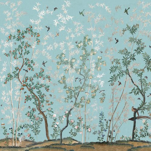 Möbelstoff - EASTERN EDEN RF721 - Iksel Decorative Arts - für Vorhänge / für die Innenarchitektur / Naturmotiv