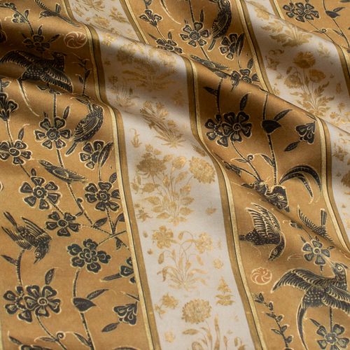 Möbelstoff - DELHI STRIPE C. RF923A - Iksel Decorative Arts - für Vorhänge / für die Innenarchitektur / Blumenmotiv