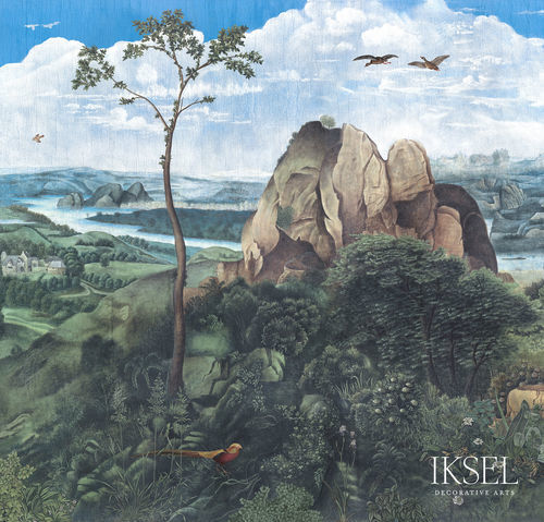 Moderne Tapete - SC167 PATINIR LANDSCAPE - Iksel Decorative Arts - Glasfaser / Vinyl / Naturmotiv
