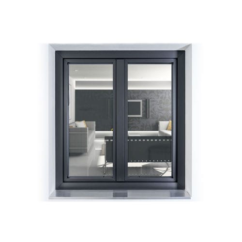 PVC-Fenster - VitraQ - Dreh-Kipp / mit Doppelverglasung / dreiflügelig