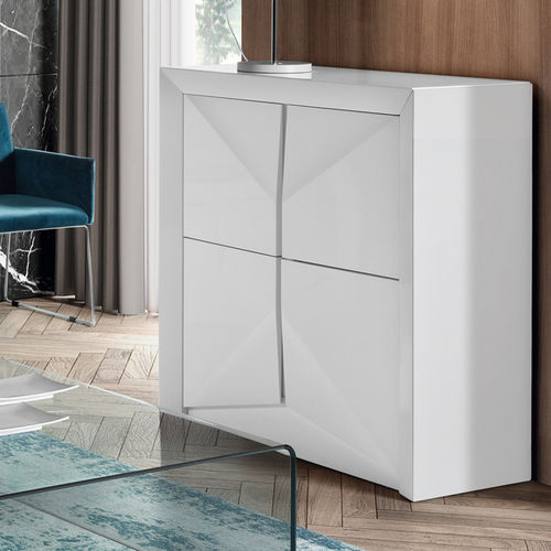 Hohes Sideboard - ARC - CAMINO A CASA - modern / lackiertes Holz / mit Schwingtür