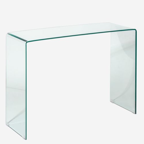 Moderner Konsolentisch - TRANSOPARENTE - CAMINO A CASA - Glas / Gestell aus Glas / rechteckig