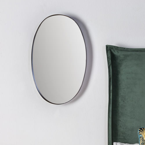 Wandmontierter Spiegel - 819-021302 - CAMINO A CASA - modern / oval / Metall