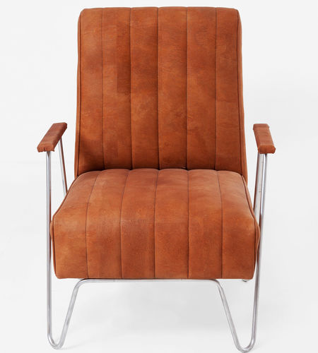 Moderner Sessel - 1967 STB - CREATIVE-CORK - Kork / mit 4 Beinen / Gestell aus rostfreiem Edelstahl
