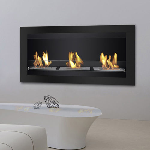 Bioethanol-Kamin - MAGNUM BLACK - IGNIS Development, Incorporated - wandmontiert / für Wandmontage / ohne Abzug