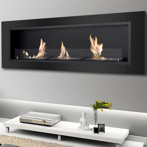 Bioethanol-Kamin - ARDELLA BLACK - IGNIS Development, Incorporated - Einbau / für Wandmontage / ohne Abzug