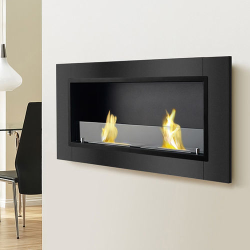 Bioethanol-Kamin - LATA BLACK - IGNIS Development, Incorporated - Einbau / für Wandmontage / ohne Abzug