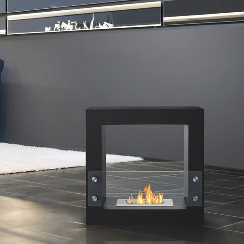 Bioethanol-Kamin - TECTUM MINI BLACK - IGNIS Development, Incorporated - freistehend / bodenstehend / ohne Abzug