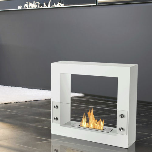 Bioethanol-Kamin - TECTUM MINI WHITE - IGNIS Development, Incorporated - freistehend / bodenstehend / ohne Abzug