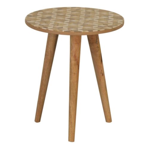 Beistelltisch / skandinavisches Design - MAINE  - Artisan Furniture - Massivholz / Harz / Gestell aus Massivholz
