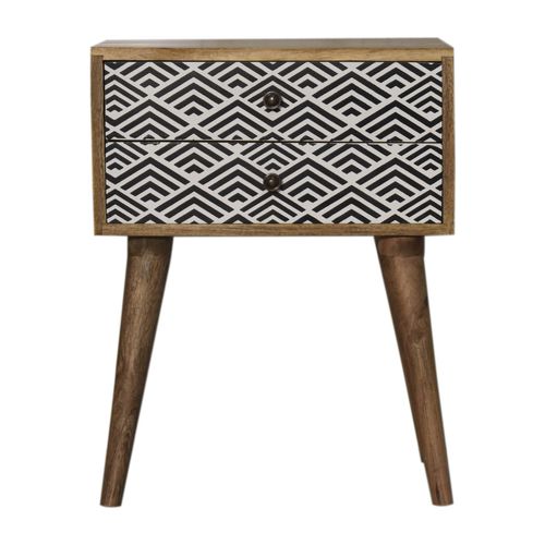 Nachttisch / skandinavischer Stil - MONOCHROME  - Artisan Furniture - Massivholz / Gestell aus Massivholz / rechteckig