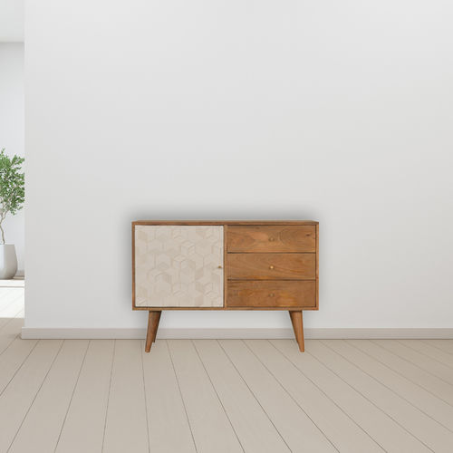 Sideboard / skandinavisches Design - ACADIA  - Artisan Furniture - Massivholz / mit Regal / mit Schubladen