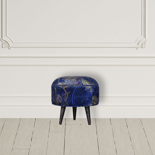 Samt-Sitzkissen - SHANGRI-LA - Artisan Furniture - skandinavisches Design / rund / handgefertigt