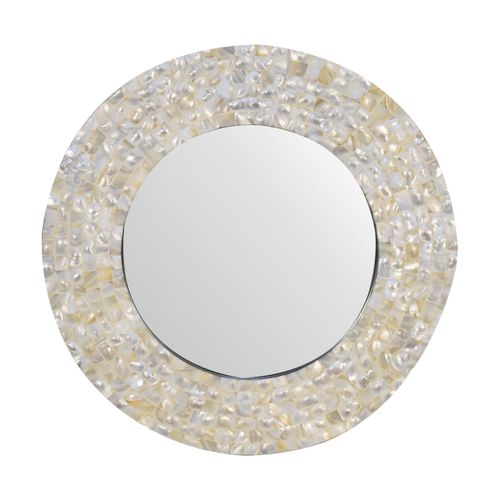 Wandmontierter Spiegel - MOSAIC  - Artisan Furniture - modern / rund / Massivholz