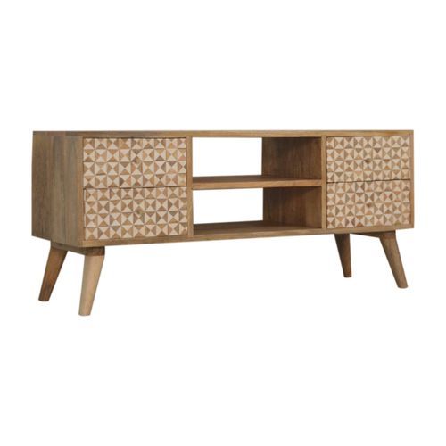 Fernsehmöbel / skandinavisches Design - SARINA  - Artisan Furniture - mit Schubladen / mit Regal / Massivholz